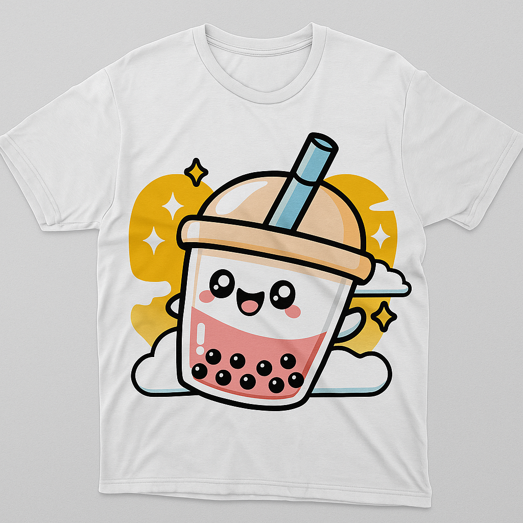 BOBA TEA Unisex T-Shirt – Cute Bubble Tea Graphic Tee